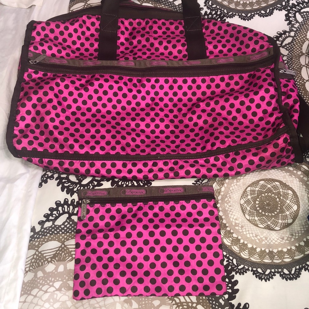 LeSportSac Travel Bag Polka Dot - Picture 5 of 6